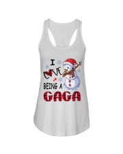 I Love Being A Gaga - Xmas Ladies Flowy Tank tile