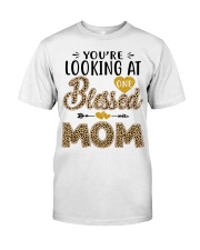 One Blessed Mom - Leo Classic T-Shirt front