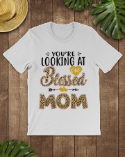 One Blessed Mom - Leo Classic T-Shirt lifestyle-mens-crewneck-front-18