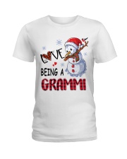 I Love Being A Grammi - Xmas Ladies T-Shirt tile