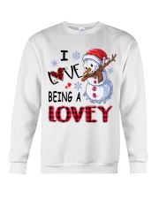 I Love Being A Lovey - Xmas Crewneck Sweatshirt tile
