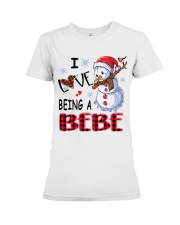 I Love Being A Bebe - Xmas Premium Fit Ladies Tee tile