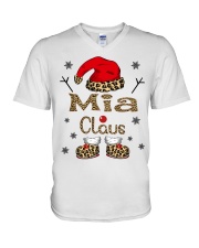 Mia Claus - Funny V-Neck T-Shirt tile