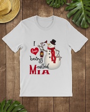 I Love Being Called Mia - Xmas Classic T-Shirt lifestyle-mens-crewneck-front-18