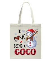 I Love Being A Coco - Xmas Tote Bag tile