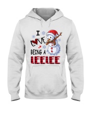 I Love Being A Leelee - Xmas Hooded Sweatshirt tile
