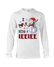 I Love Being A Leelee - Xmas Long Sleeve Tee tile