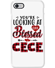 One Blessed Cece - Red Phone Case tile