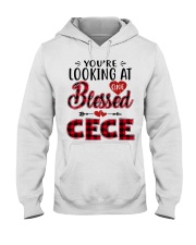 One Blessed Cece - Red Hooded Sweatshirt tile