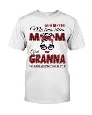 Mom And Granna - Red 2022 .Png Classic T-Shirt front