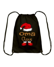 Oma Claus - Funny Christmas Drawstring Bag tile