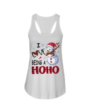 I Love Being A Hoho - Xmas Ladies Flowy Tank tile