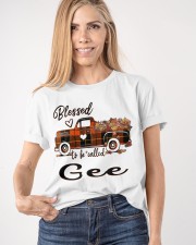 Blessed To Be Called Gee - Autumn Classic T-Shirt apparel-classic-tshirt-lifestyle-front-100