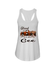 Blessed To Be Called Gee - Autumn Ladies Flowy Tank tile