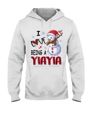 I Love Being A Yiayia - Xmas Hooded Sweatshirt tile