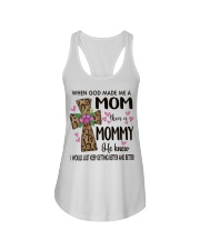 Mom Then A Mommy - Cross Ladies Flowy Tank tile