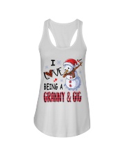 I Love Being A Granny & Gig - Xmas Ladies Flowy Tank tile