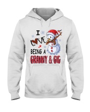 I Love Being A Granny & Gig - Xmas Hooded Sweatshirt tile