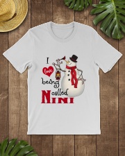 I Love Being Called Nini - Xmas Classic T-Shirt lifestyle-mens-crewneck-front-18