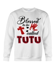 Blessed To Be Called Tutu - Red Crewneck Sweatshirt tile