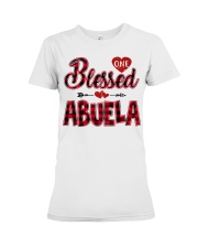 Blessed Abuela - Red Premium Fit Ladies Tee tile