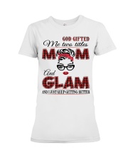 Mom And Glam - Red 2022 .Png Premium Fit Ladies Tee tile