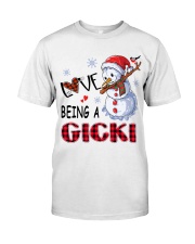 I Love Being A Gicki - Xmas Classic T-Shirt front