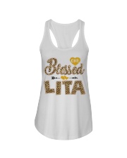 Blessed Lita - Leo Ladies Flowy Tank tile