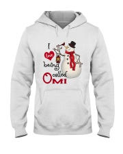I Love Being Called Omi - Xmas Hooded Sweatshirt tile