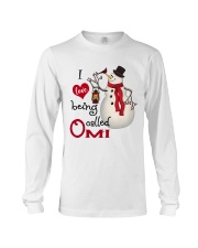 I Love Being Called Omi - Xmas Long Sleeve Tee tile