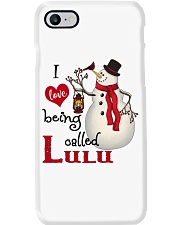 I Love Being Called Lulu - Xmas Phone Case tile