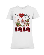 I Love Being Lala - R Premium Fit Ladies Tee tile