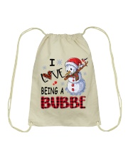 I Love Being A Bubbe - Xmas Drawstring Bag tile