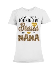 One Blessed Nana - Leo Premium Fit Ladies Tee tile
