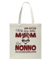 Mom And Nonno - Red 2022 .Png Tote Bag tile