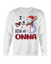 I Love Being An Onna - Xmas Crewneck Sweatshirt tile
