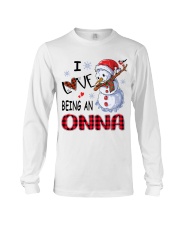 I Love Being An Onna - Xmas Long Sleeve Tee tile