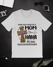 Mom Then a Nana - Cross Classic T-Shirt lifestyle-mens-crewneck-front-16