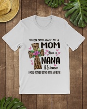 Mom Then a Nana - Cross Classic T-Shirt lifestyle-mens-crewneck-front-18