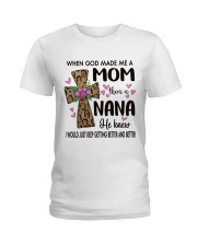 Mom Then a Nana - Cross Ladies T-Shirt tile