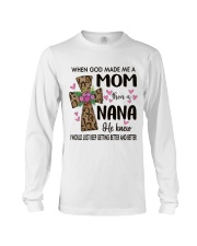 Mom Then a Nana - Cross Long Sleeve Tee tile