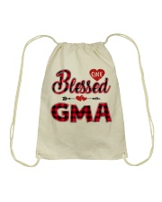 Blessed Gma - Red Drawstring Bag tile
