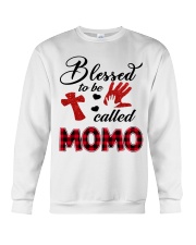 Blessed To Be Called Momo - Red Crewneck Sweatshirt tile