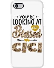 One Blessed Cici - Leo Phone Case tile