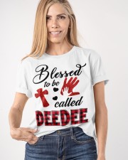 Blessed To Be Called Deedee - Red Classic T-Shirt apparel-classic-tshirt-lifestyle-front-100