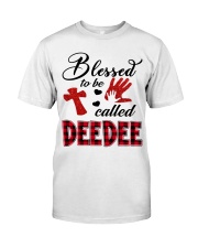 Blessed To Be Called Deedee - Red Classic T-Shirt front