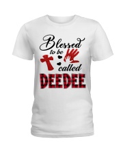 Blessed To Be Called Deedee - Red Ladies T-Shirt tile