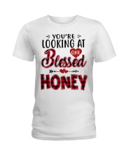 One Blessed Honey - Red Ladies T-Shirt tile