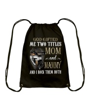 Mom And Mammy - Rock Them Both Cross Drawstring Bag tile