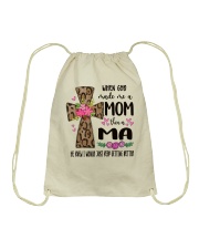 Mom Then A Ma - Cross 2 Drawstring Bag tile